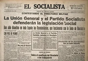 Directory Prints: Spain (1923). Primo de Riveras Dictatorship