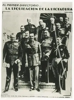 Directory Prints: Spain (1925). Primo de Riveras Dictatorship