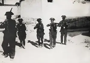 Spain (1931). The Civil Guard entering into La