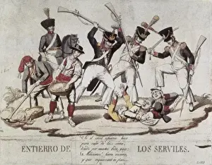 Spain (19th c. ). El Entierro de los Serviles