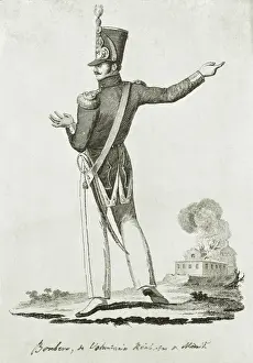 Spain (19th c. ). Fireman of the royalist volunteers
