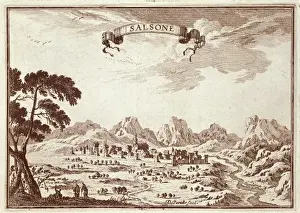 Solsona Prints: Spain (19th c. ). Solsona. Engraving of the work