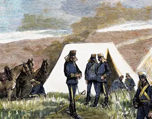 Spain. 19th century. Military Academy. Practices verified by