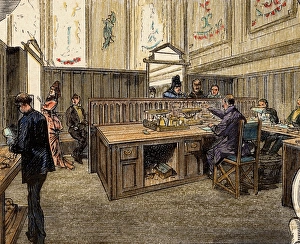 Pawn Gallery: Spain. 19th century. Pawnshop. Pawn jewelry. Madrid. Colored