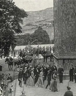 Bilbao Prints: Spain (20th c. ). The kings Alfonso XIII and Victoria