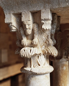 Spain. Abbey of Saint Peter of Galligants. Capital Spain. Abbey of Saint Peter of Galligants. Capital