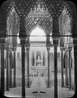 Spain - Alhambra, Court of Lions Spain - Alhambra, Court of Lions