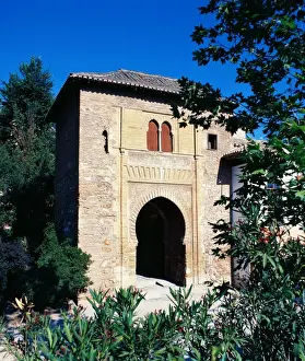 Andalusia Prints: Spain. The Alhambra. Wine Gate