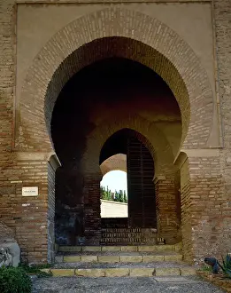 Horseshoe Prints: Spain, Andalusia, Almeria. The Alcazaba fortified complex