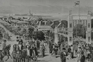 Cadiz Prints: Spain, Andalusia, Cadiz. Paseo de Las Delicias