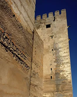 Torre Prints: Spain, Andalusia, Granada. The Alhambra. The Alcazaba