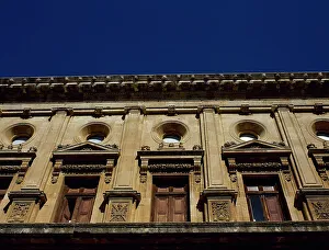 Lintel Prints: Spain, Andalusia, Granada. Charles V Palace