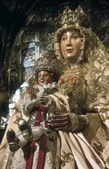 SPAIN. ANDALUSIA. Sevilla. Cathedral. Virgen