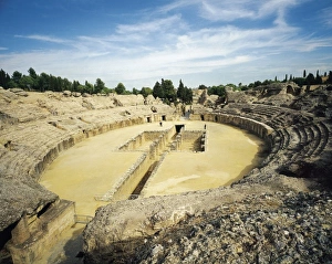 Amphiteatre Collection: SPAIN. ANDALUSIA. SEVILLA. Santiponce. Italica