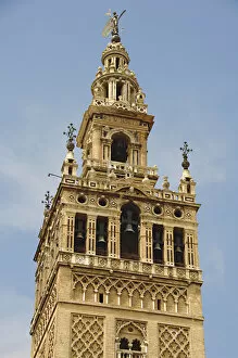 Images Dated 22nd April 2007: Spain. Andalusia. Seville. The Giralda tower (1184-1198)