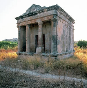 Lucius Collection: Spain. Aragon. Fabara. Roman mausoleum of Lucius Emilio Lupu