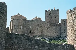 Homage Prints: Spain. Aragon. Loarre Caste. Complex built during 11th-12th