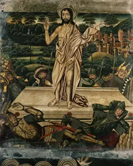 Spain. Aragon. Tarazona. Altarpiece of chapel of the Purific