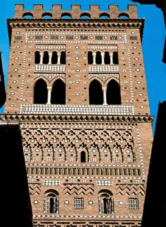 Salvador Prints: Spain. Aragon. Teruel. Tower of Salvador