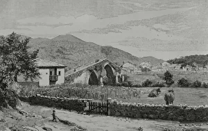 Fenced Prints: Spain, Asturias, Cangas de Onis
