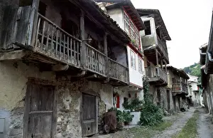 Spain. Asturias. Corias. Street
