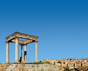 Spain. Avila. Los Cuatro Postes (The Four Posts). 16th centu Spain. Avila. Los Cuatro Postes (The Four Posts). 16th centu