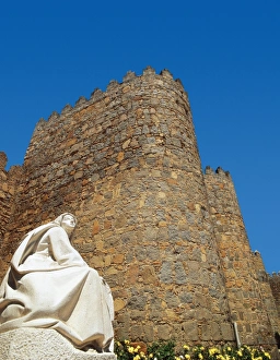 Mystic Gallery: Spain. Avila. Monument of Teresa of Avila (1515-1582) and Ga