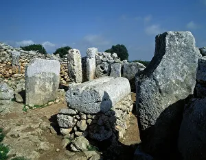 Occupied Prints: Spain, Balearic Islands, Menorca, Alaior. Torre d'en Galmes