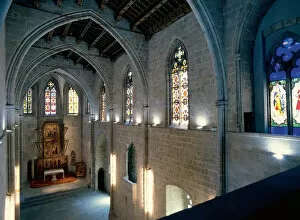 Agata Collection: Spain. Barcelona. The Chapel of Santa Agata. Gothic building