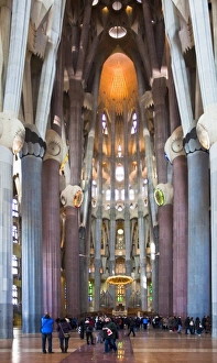 Images Dated 26th January 2011: SPAIN. Barcelona. Expiatory Church of the Holy