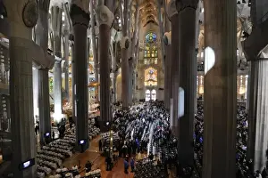 SPAIN. Barcelona. Expiatory Church of the Holy