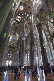 Images Dated 26th January 2011: SPAIN. Barcelona. Expiatory Church of the Holy