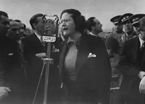 SPAIN. Barcelona. Federica Montseny in the commemoration