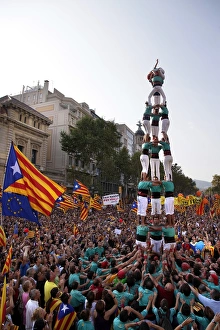 Images Dated 11th September 2012: SPAIN. Barcelona. National Day of Catalonia ( Diada )