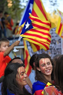 Images Dated 11th September 2012: SPAIN. Barcelona. National Day of Catalonia ( Diada )