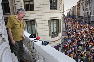 Images Dated 11th September 2012: SPAIN. Barcelona. National Day of Catalonia ( Diada )