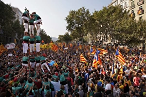 Images Dated 11th September 2012: SPAIN. Barcelona. National Day of Catalonia ( Diada )