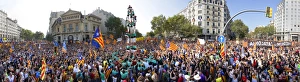 Images Dated 11th September 2012: SPAIN. Barcelona. National Day of Catalonia ( Diada )
