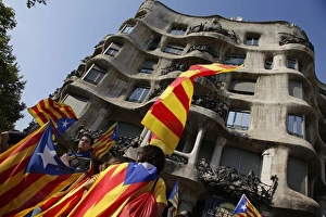 Images Dated 11th September 2012: SPAIN. Barcelona. National Day of Catalonia ( Diada )
