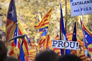 Images Dated 11th September 2012: SPAIN. Barcelona. National Day of Catalonia ( Diada )