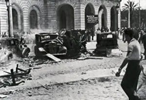 Uprising Prints: SPAIN. Barcelona. Spanish Civil War (1936-1939)