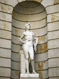 Neoclassic Collection: Spain. Barcelona. Statue of the Llotja representing Africa w