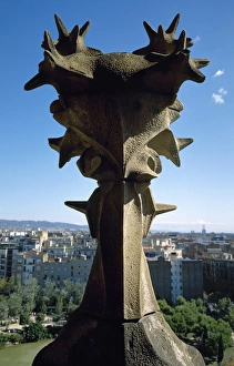 Spain. Barcelona. Basilica and Expiatory Church of the Holy
