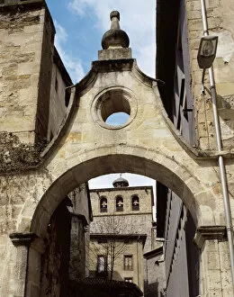 Gipuzkoa Collection: Spain. Basque Country. Mondragon. Arch. Old Town