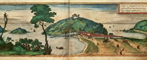 Cantabrian Collection: Spain. Basque Country. San Sebastian. Mount Igeldo. Map
