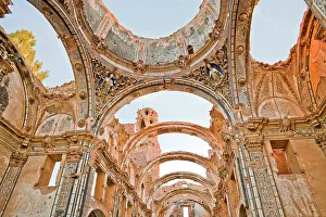SPAIN. Belchite. Ruins of the old town destroyed