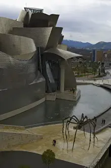 SPAIN. Bilbao. Guggenheim Museum Bilbao. Exterior