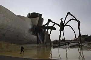 SPAIN. Bilbao. Guggenheim Museum Bilbao. Exterior