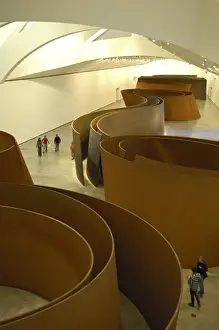 SPAIN. Bilbao. Guggenheim Museum Bilbao. Interior