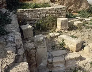 Archeology Prints: Spain. Calahorra. Ruins of the Clinica Roman villa. 1st
